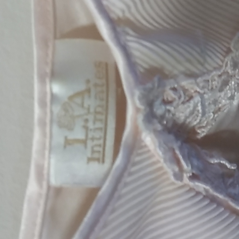Vintage L.A. Intimates Baby Pastel Pink Teddy Slip Negligee Size Medium - Picture 2 of 6